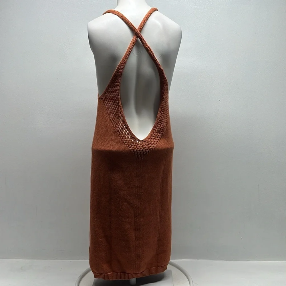 Intimately Free People Knockout Swit Slip Sweater Sleeveless Mini Dress Medium - Picture 11 of 13